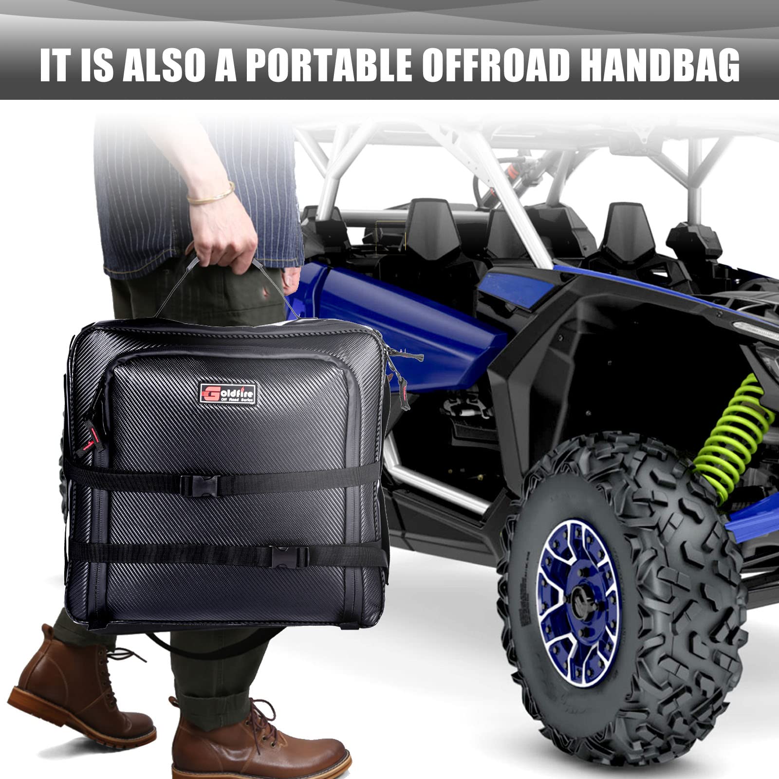 CJELPQ Sac De Rangement Pour UTV Center Cab Pack Pour Ranger