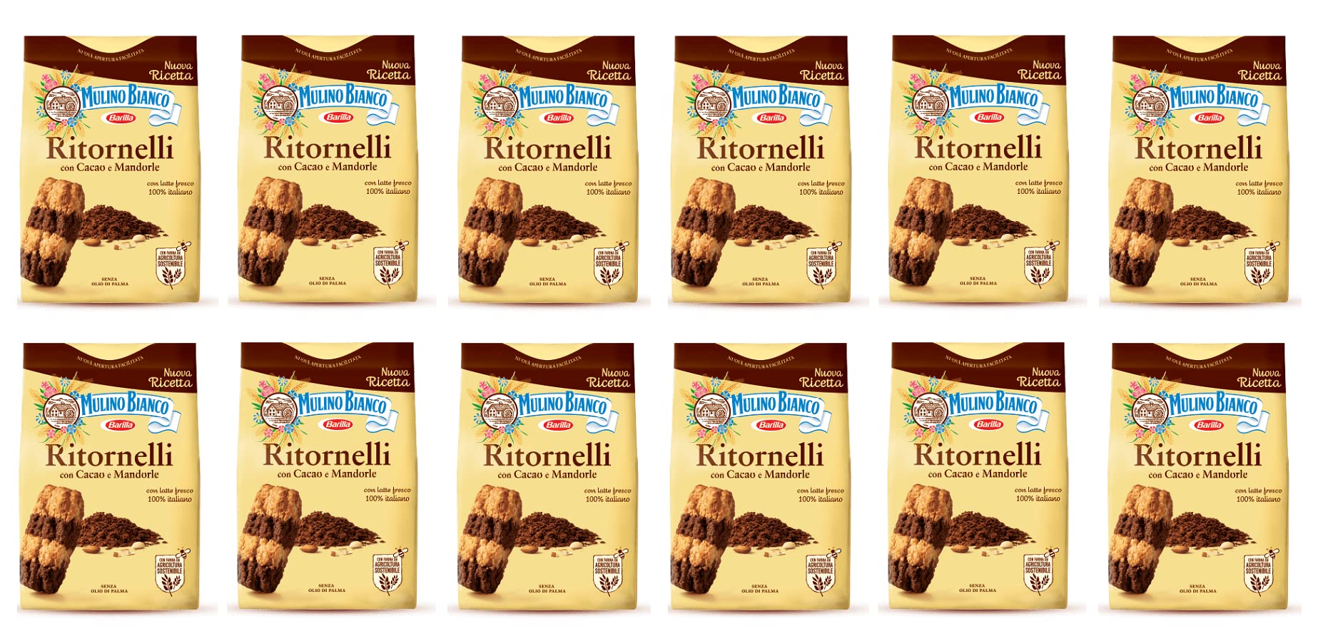 12x Mulino Bianco Kekse Ritornelli 700g Italien biscuits cookies kuchen brioche