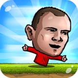 Puppet Runner-Hand Footballers in big head nofeet Marionette World 2015