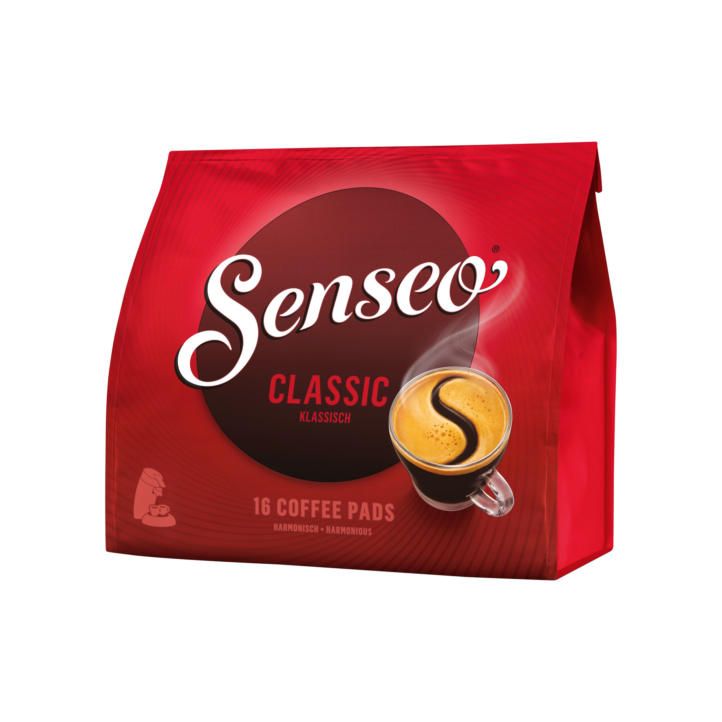 Senseo Classic, 16 saszetek do kawy, 5 szt. (5 x 111 g)