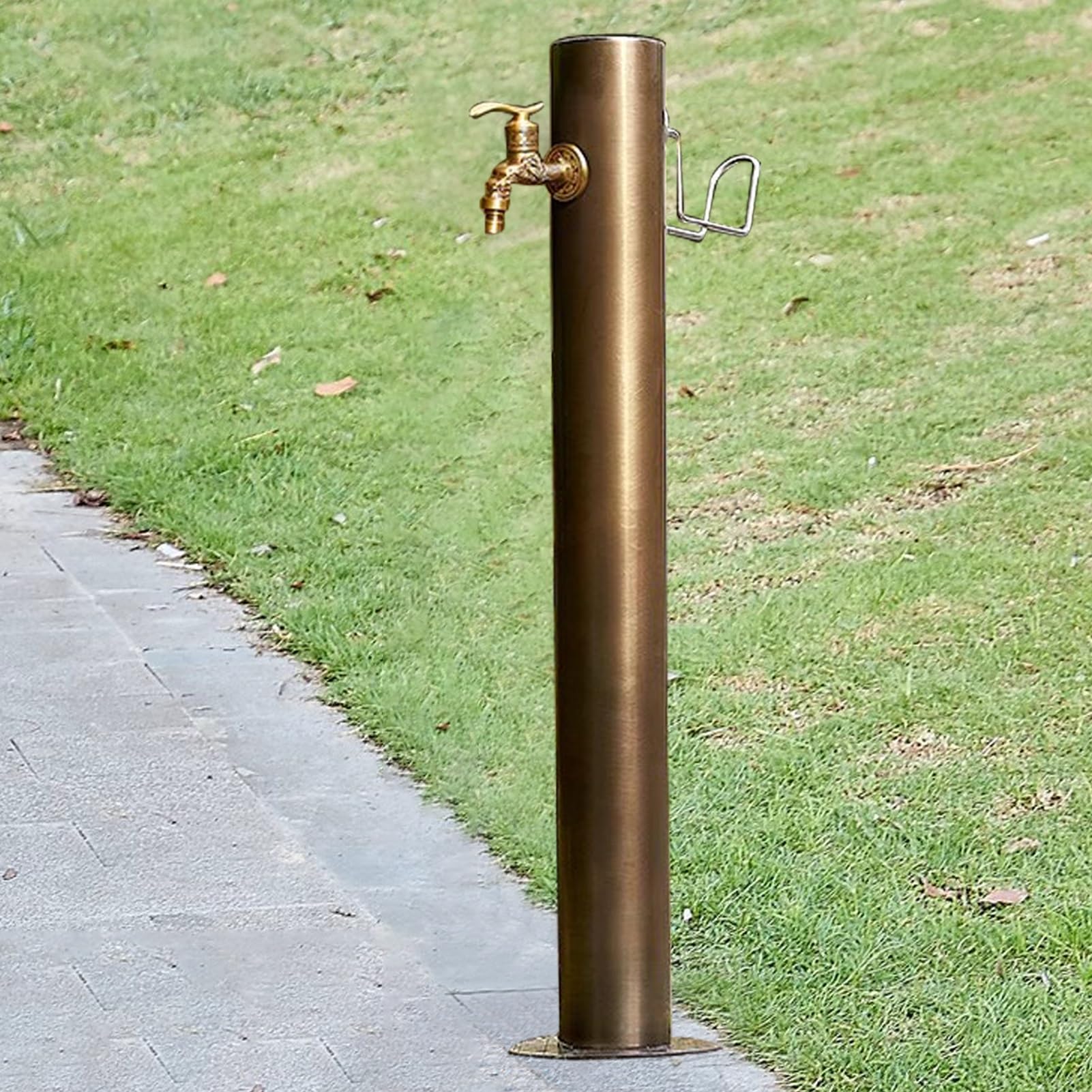 Columna de agua de jardín, grifo de hidrante montado en el suelo, grifo anticongelante para riego de patio y césped
