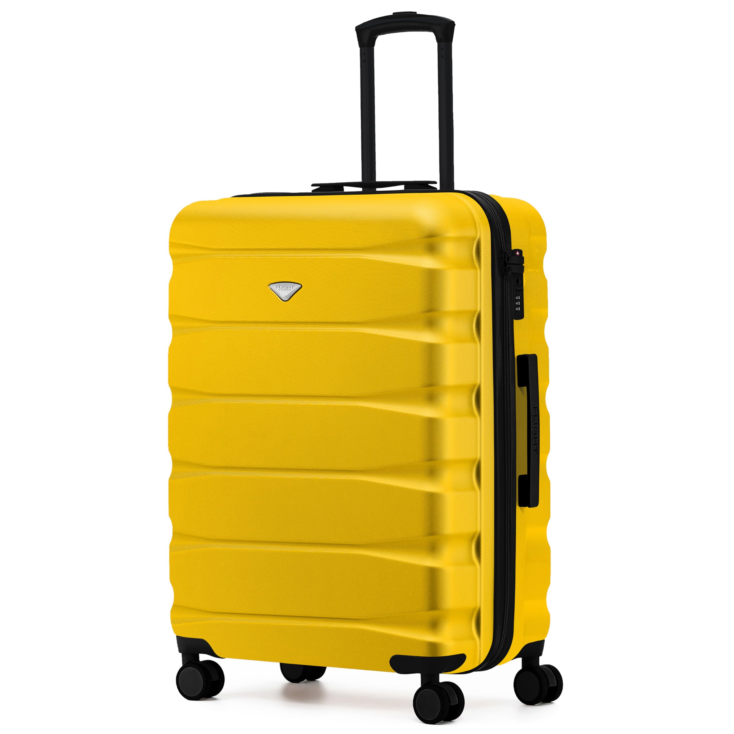 Flight Knight Underseat Cabin Suitcase 45x36x20cm | Free Hand Luggage for EasyJet & Wizz Air | Lightweight ABS Hard Shell with 8 Silent-Glide Spinner Wheels | Max Space Travel Bag — view 163
