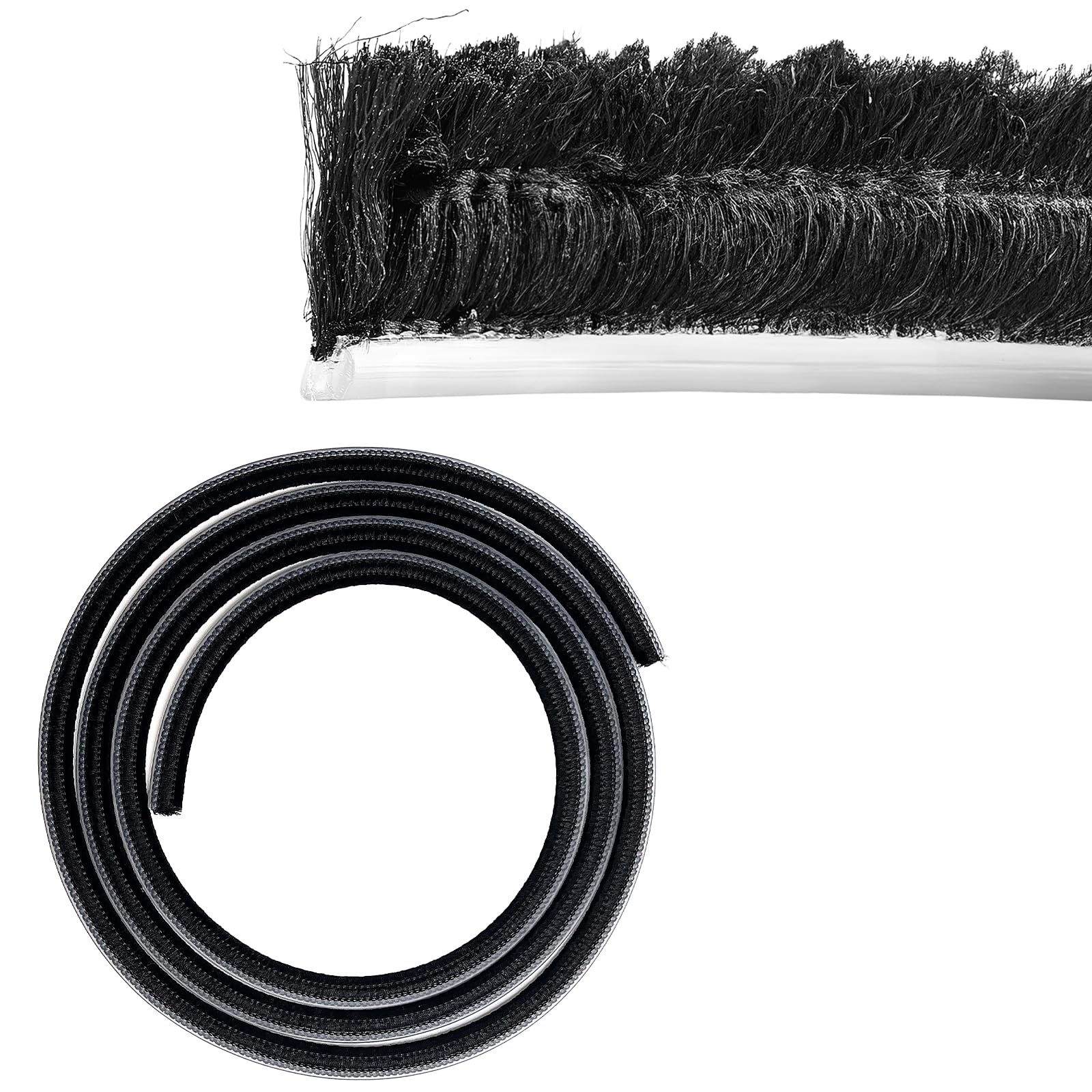 W510C .312" Adjustable Astragal Replacement Pile Weatherstrip 100FT Replace Worn Weatherstrip Pile on Adjustable Astragals Five Year Free Replacement