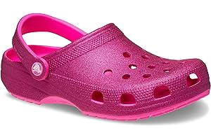 Crocs Unisex-Adult Glitter Pink Camo Clog