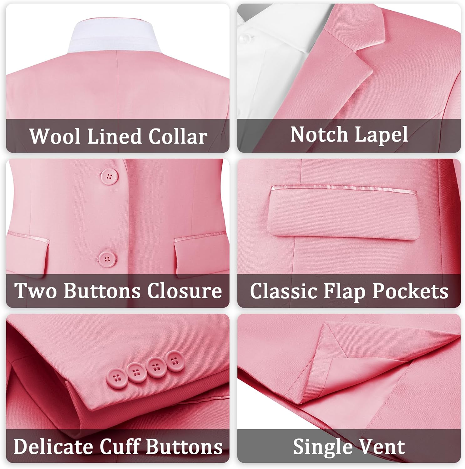 Size L/XL Women's 3 Piece Suit Lady 2 Button Business Work Office Slim Fit Blazer Jacket Pants Set