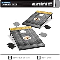 Vista 2 de Wild Sports Juego de Cornhole de madera MDF NCAA de 2'x3