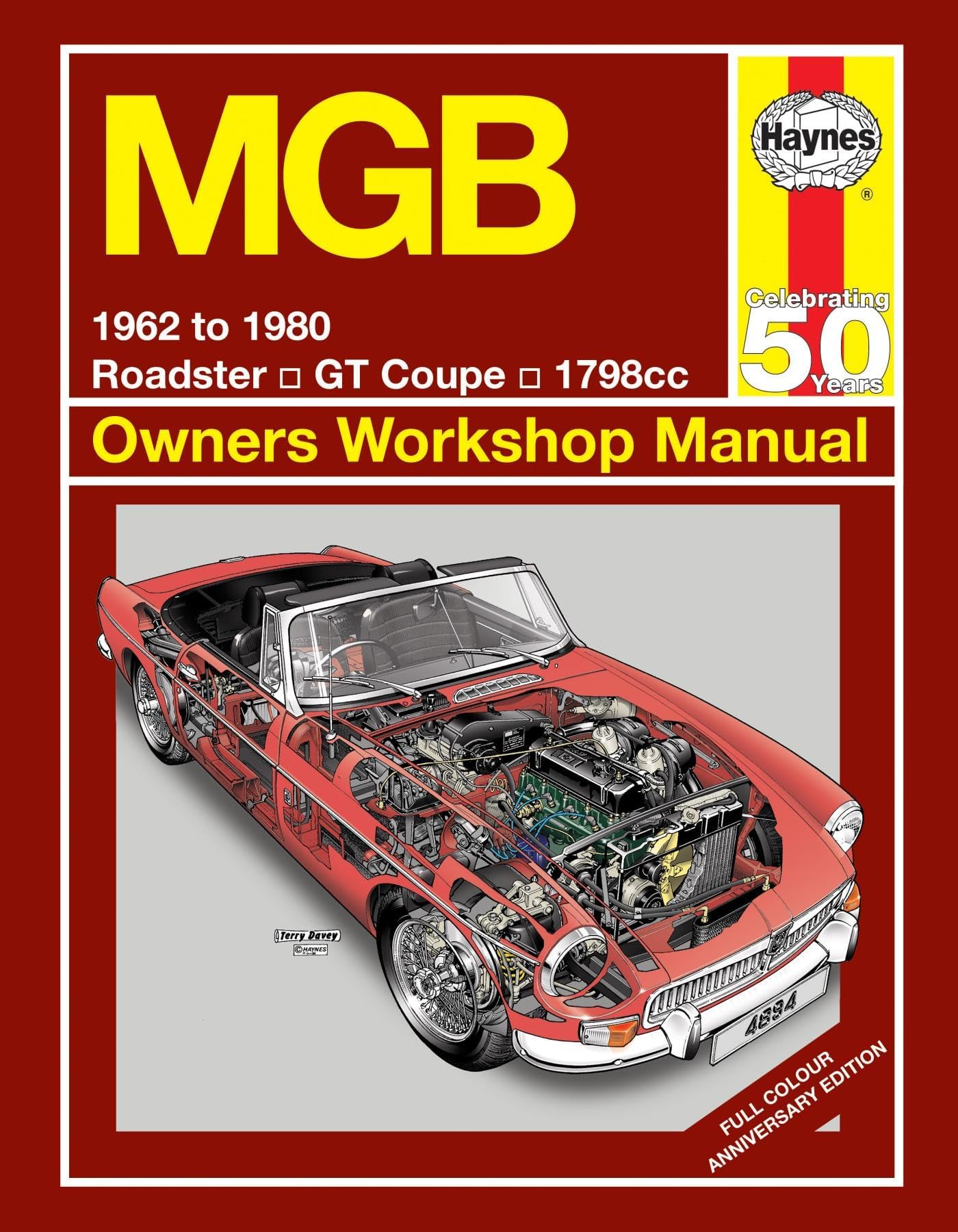 MGB (62 - 80) (classic reprint) Haynes Repair Manual (Paperback)