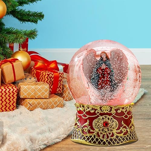 Miniatura 6 de Globo de nieve musical para niños globos de nieve de cristal de jirafa caja de música globo de agua regalo de cumpleaños de Navidad para niñas niños