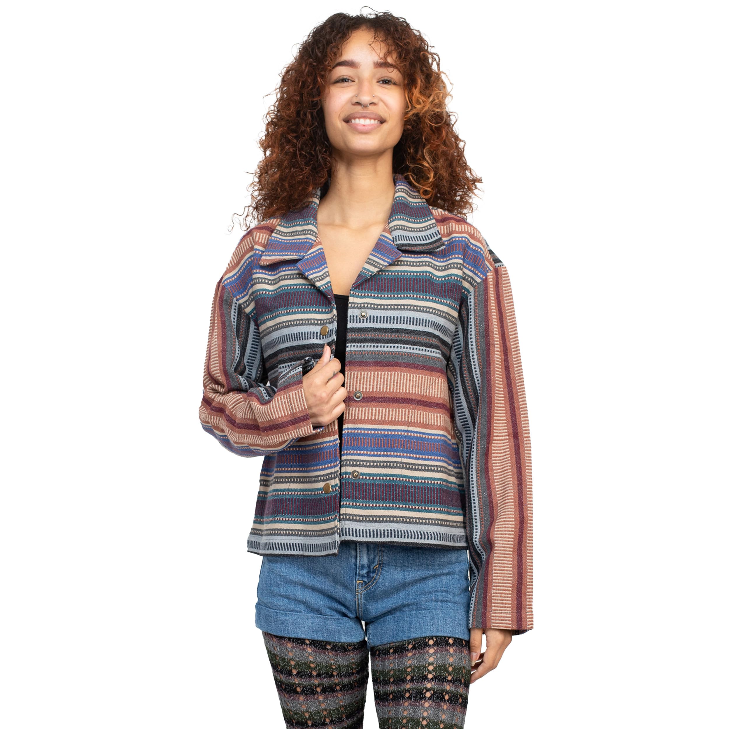 Lakhays Santa Cruz Womens Jacket-Granite-M/L