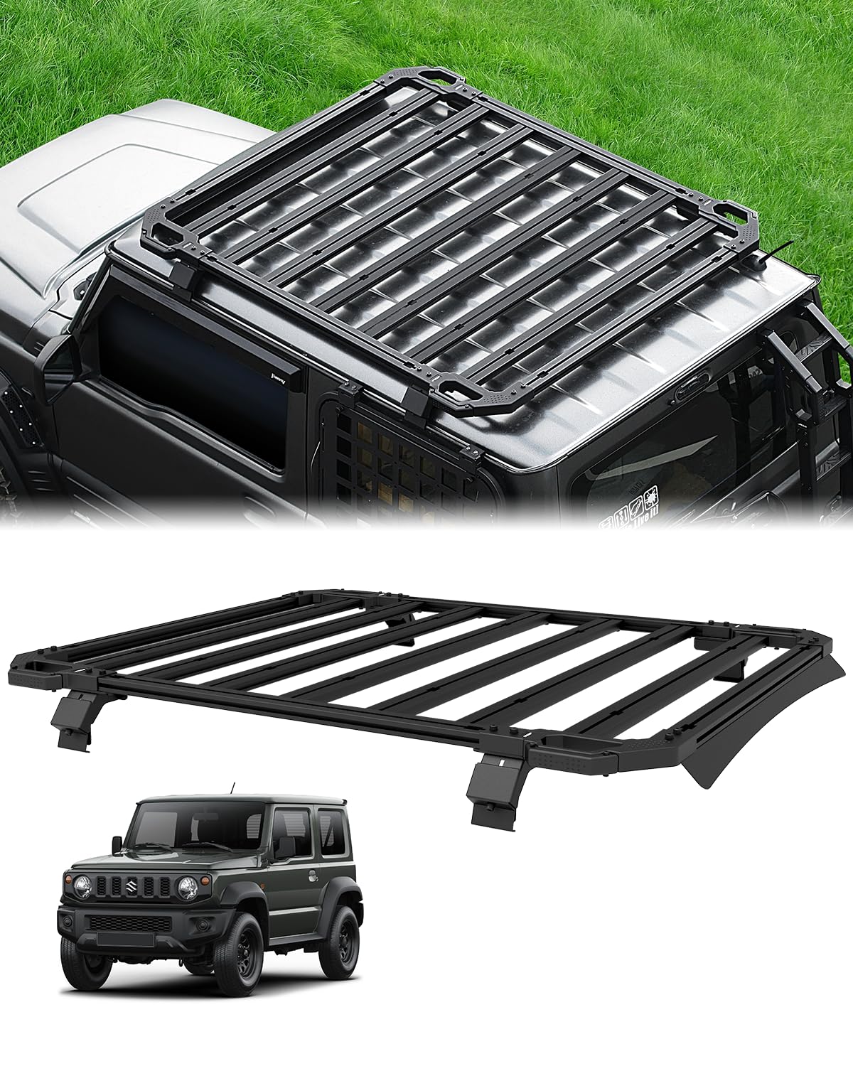 Amazon.co.jp: ROADER ジムニーシエラ JB74 ジムニー ルーフラック 