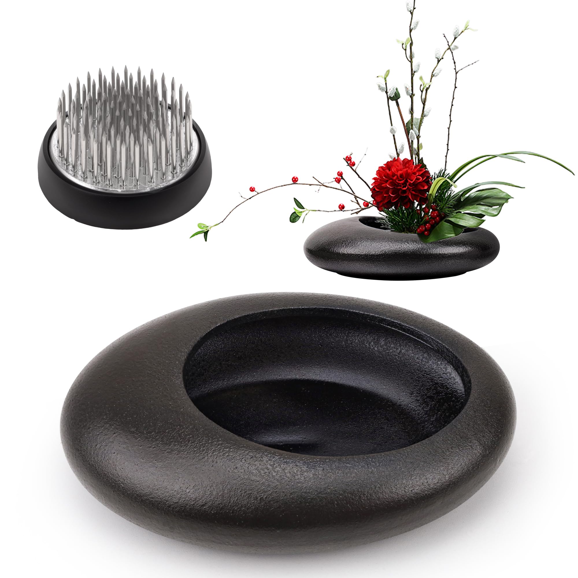 Amazon.com: Folmywy Flower Frog Vase Kit Japanese Ikebana Flower