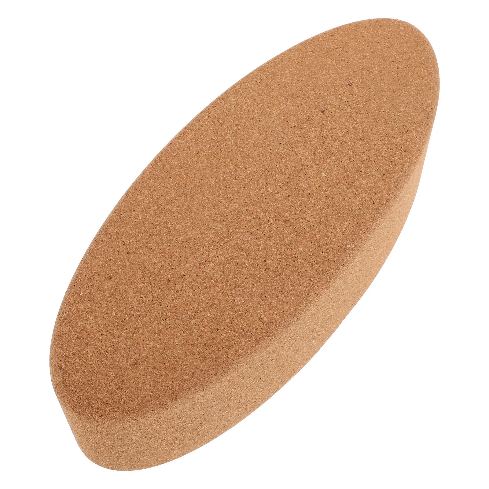Healifty Bloc et Sangle de Yoga Améliore L'équilibre Flexibilité en Liège Ovale pour Débutants pour Danse et Étirements des Jambes
