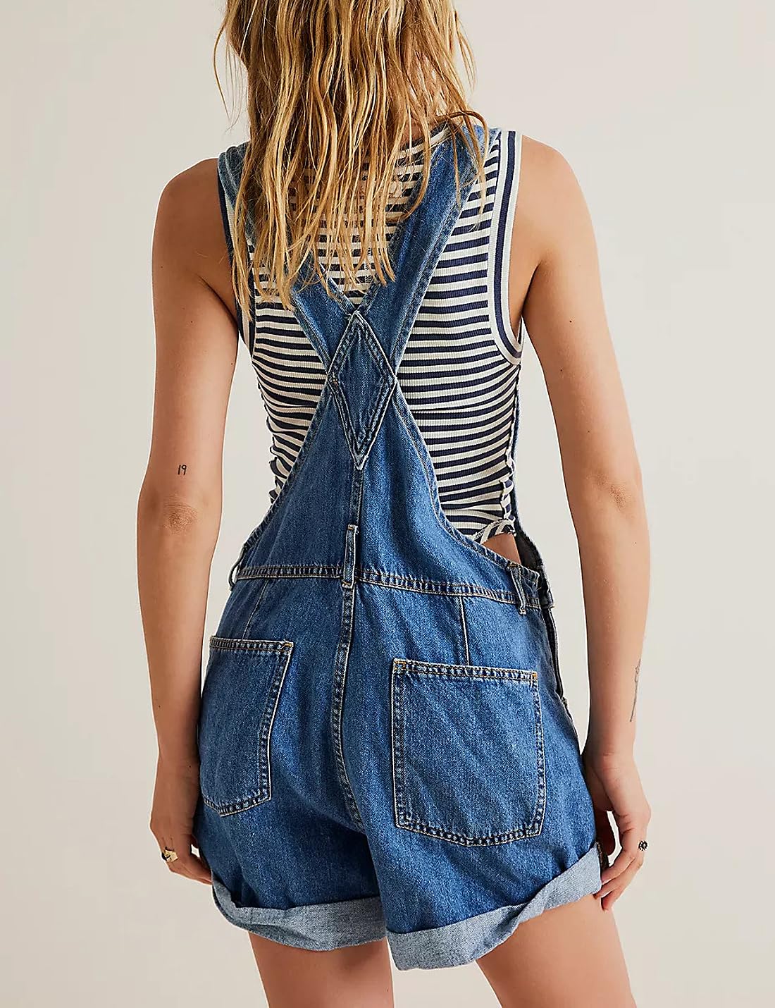Sukany Pantaloncini da donna casual in denim con spalline regolabili salopette salopette jeans shortalls pagliaccetto pantaloni