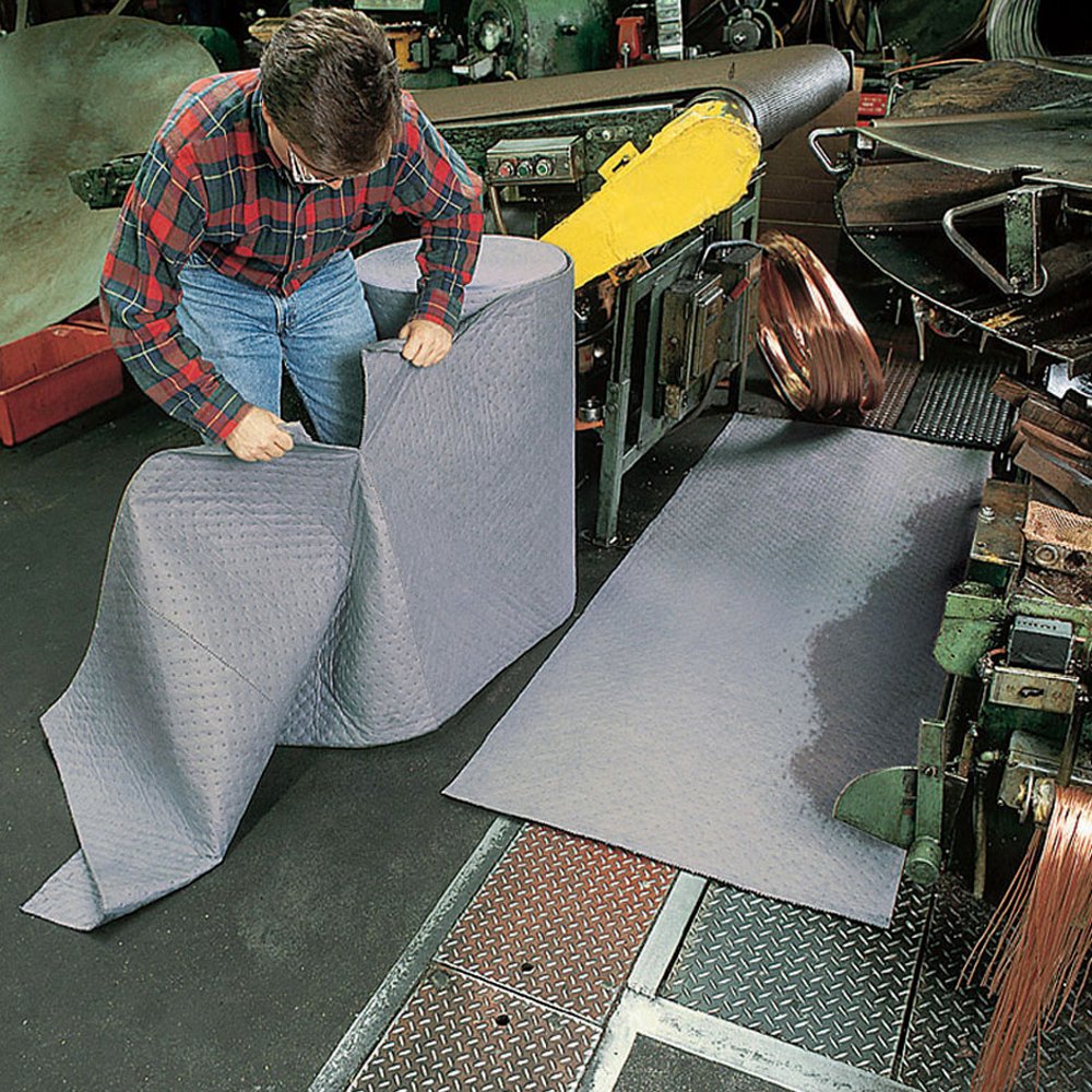 PIG Absorbent Mat Roll - 30" x 200' Mediumweight Mat Roll - Absorbs up to 42.5 Gallons per Roll - MAT411 — Amazon image 4