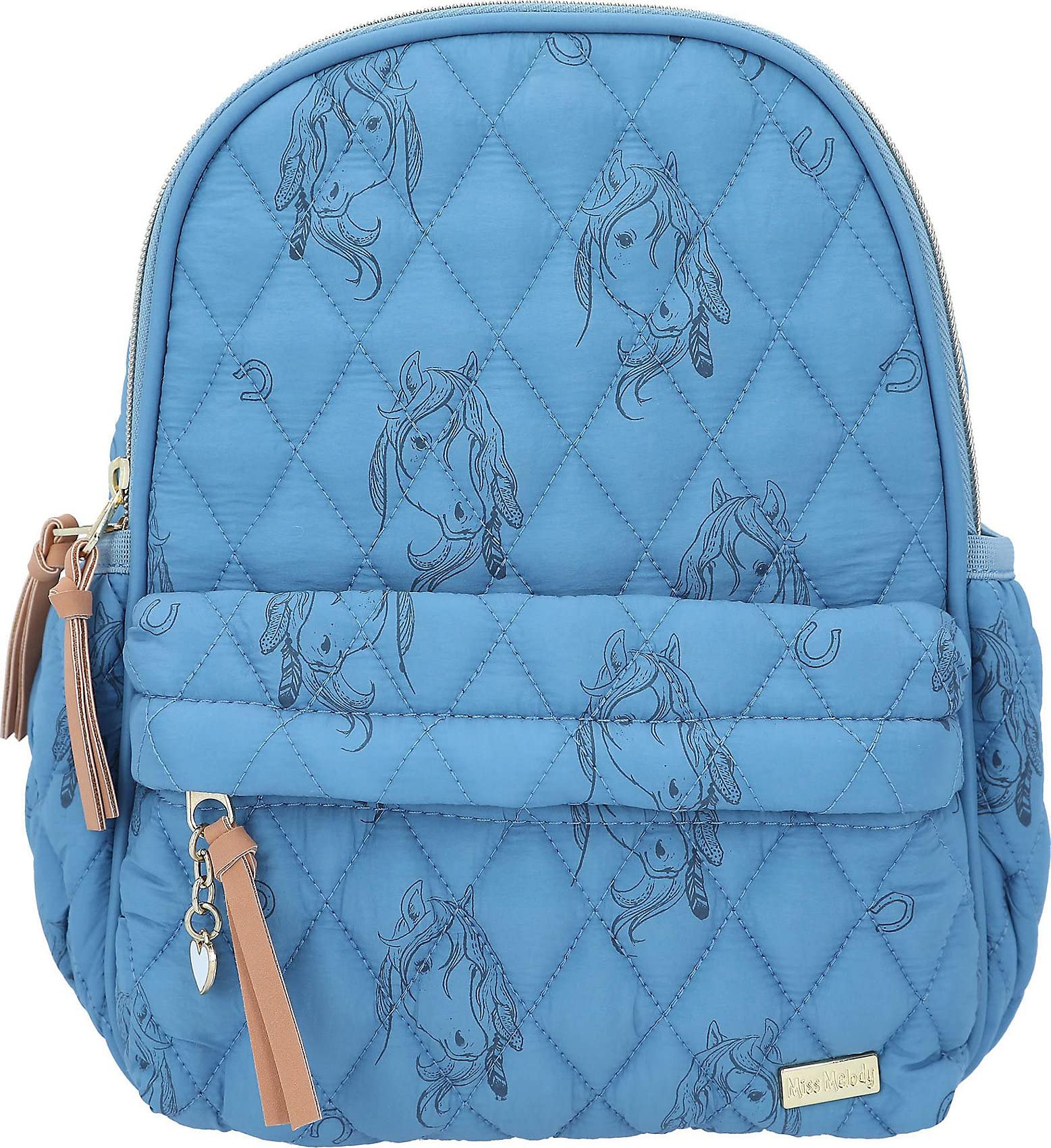 Zaino Miss Melody Batik Cavallo Paillettes Rosa Per Bambine - Zaino Asilo Scuola