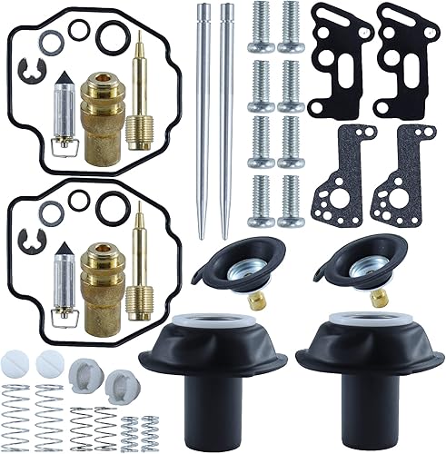 Miniatura 1 de NICHEFLAG Kit de émbolo de diafragma de reparación de carburador para Yamaha Virago 535 XV535 XV 535 1990-2001