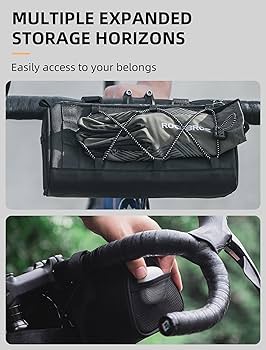 Amazon.com: ROCKBROS Bike Handlebar Bag with 1.5L Large