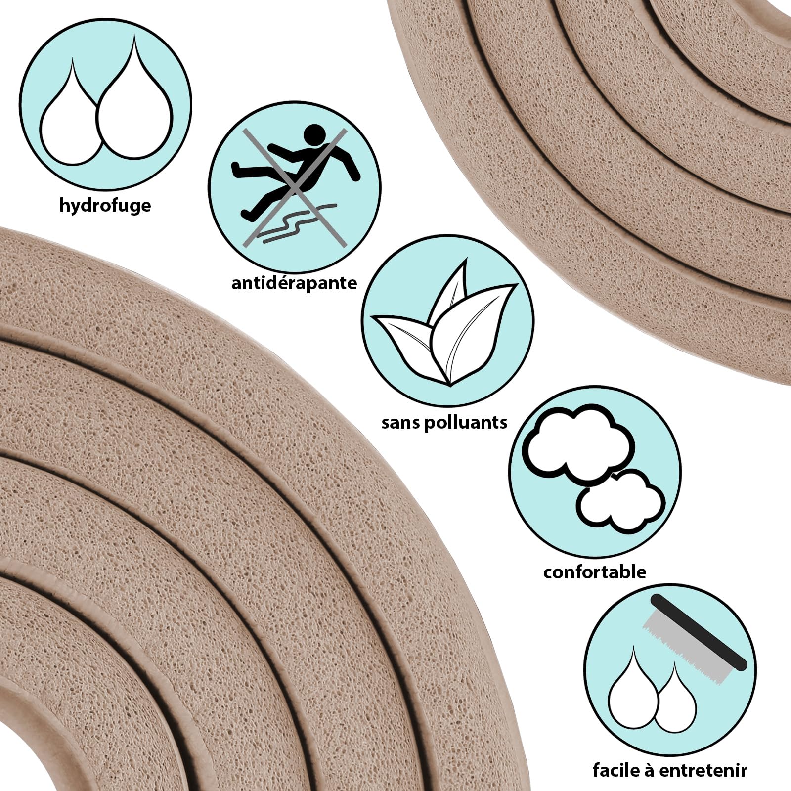 ALPIDEX Tapis de Yoga Épais 1,5 cm 3 Largeurs E-Book Matelas Sport Gymnastique Antidérapant sans Phtalates Sangle Transport Pilâtes Gym Aérobic Stretching Entraînement