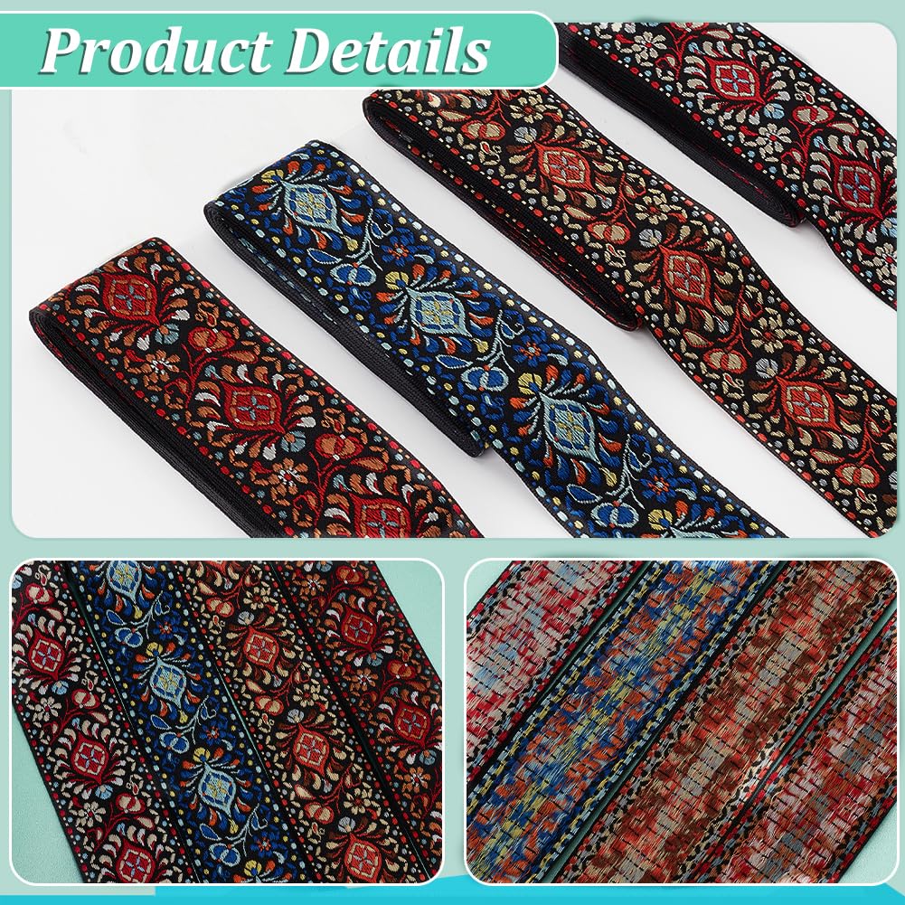 Amazon.com: PH PandaHall 8 Yard 2 Inch Vintage Jacquard