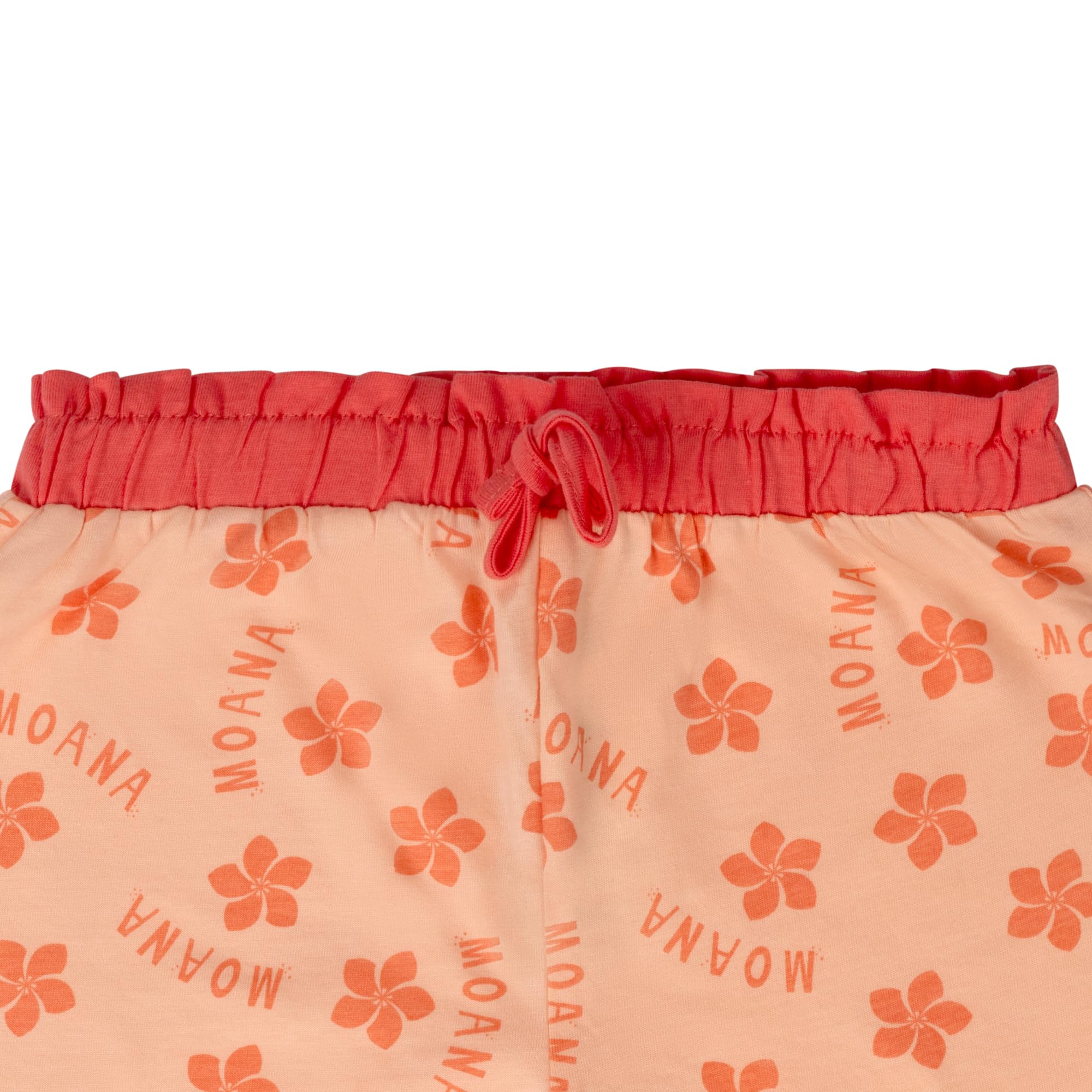 Disney Moana/Oceania - Vaiana - Pigiama a Maniche Corte per Bambini - 100% Cotone