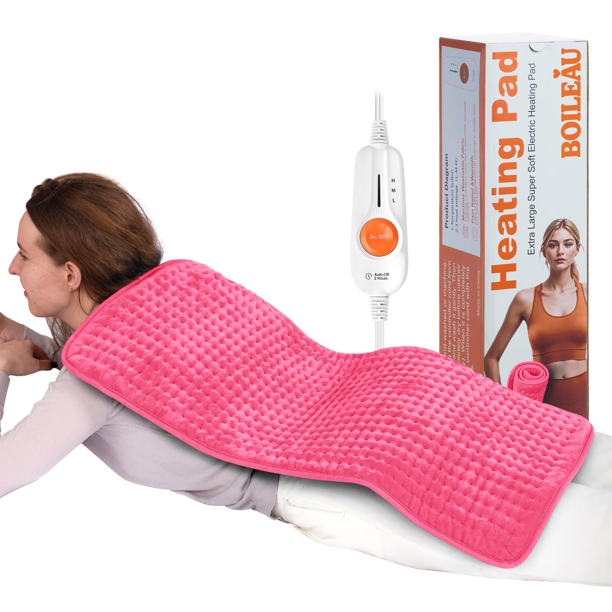 Photo 1 of Boileau Electric Heating Pad, Extra Large 17"x33"