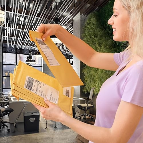 Miniatura 6 de UOFFICE Sobres de burbujas de papel kraft. Paquete de sobres de envío y envío 100, 1-7.25" x 12", sobres de embalaje acolchados, sobres de embalaje