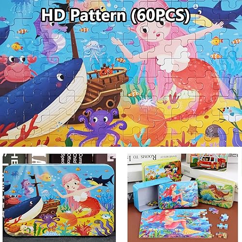 Miniatura 2 de Rompecabezas de 100 piezas para niños de 4 a 8 años, rompecabezas de madera para niños y niñas de 8 a 12 años, juguetes para niños, regalos