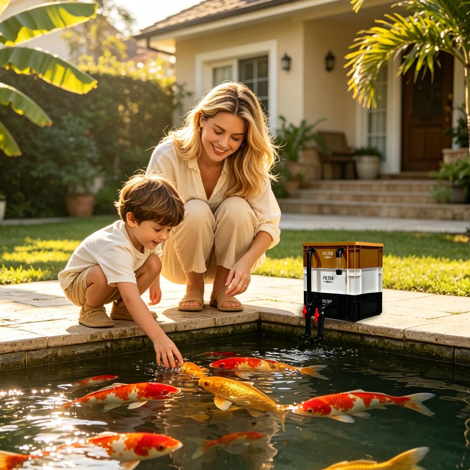 Generisch Aquarium Filter Filtrationssystem | Aquarium Wasserfilter Geeignet Für Sand, , Schildkröten, Aquatische Tiere, Kampffische, Den Innenbereich Und Das Heimische
