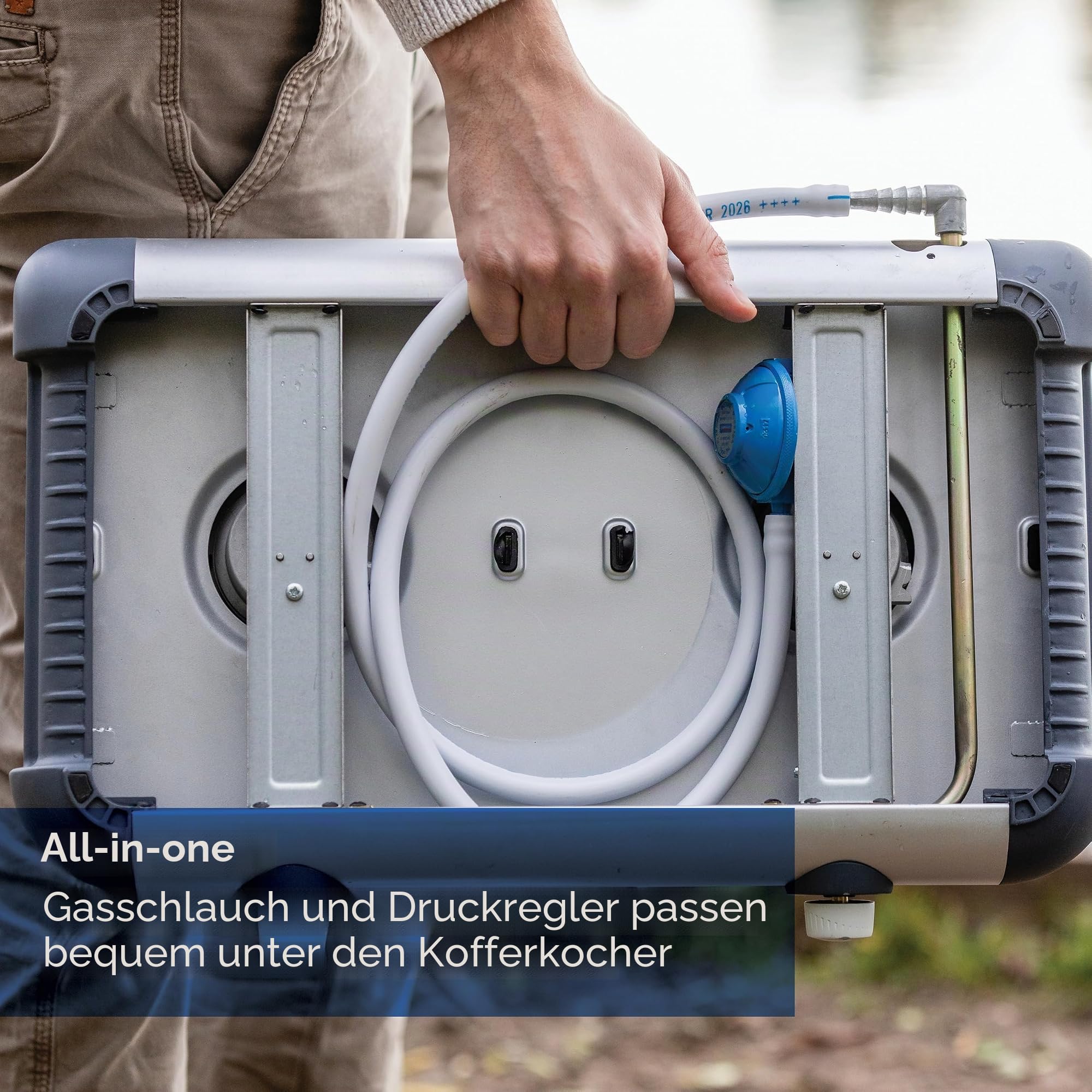Campingaz Campingkocher, tragbar, 2 Gaskocher, Outdoor-Grill
