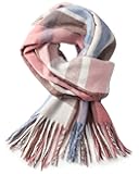 Winter Scarfs for Women - Womens Scarf Fashion Cashmere Scarf Plaid for Winter, Long Blanket, 79