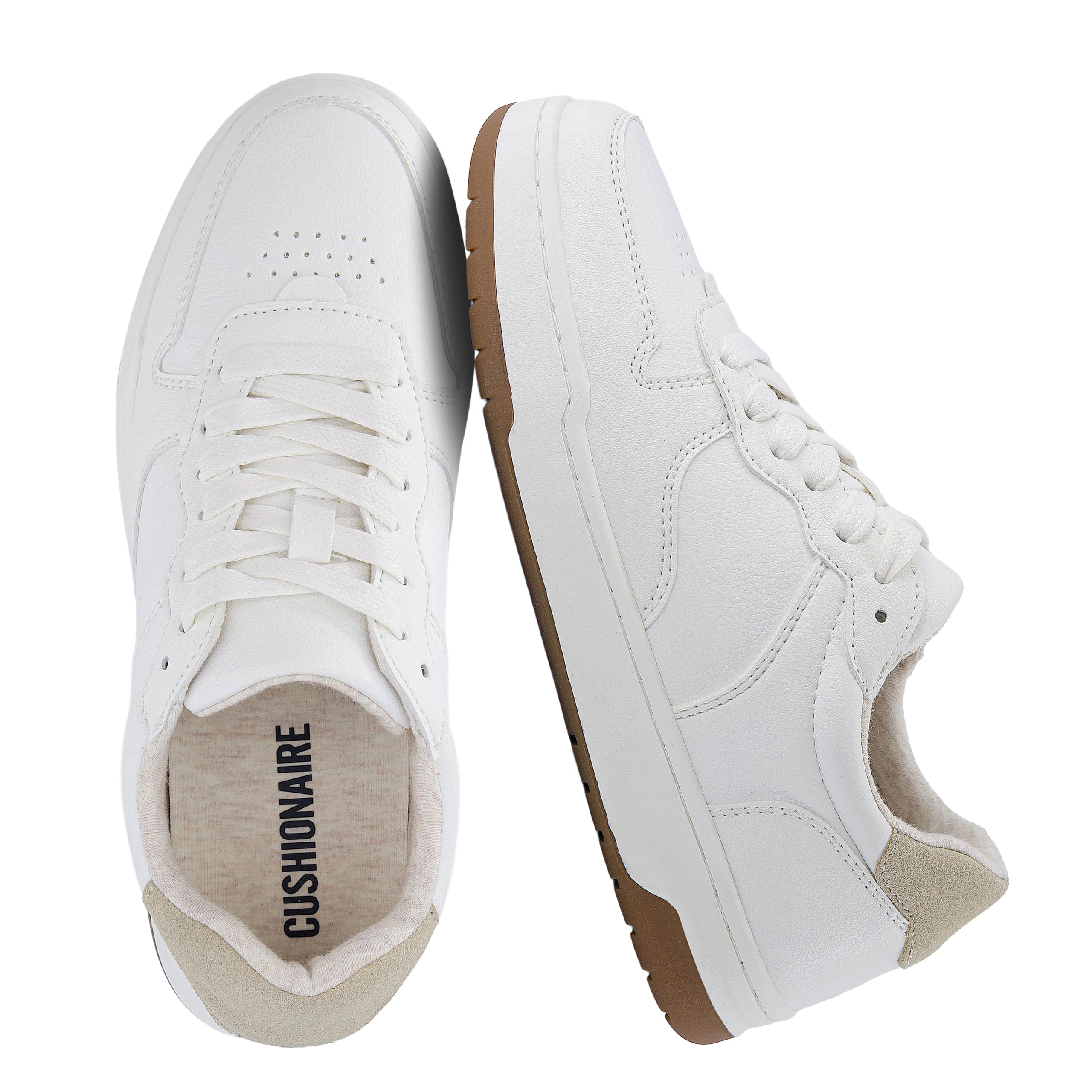 Women's Serve lace up Sneaker +Comfort Foam, Wide Widths Available