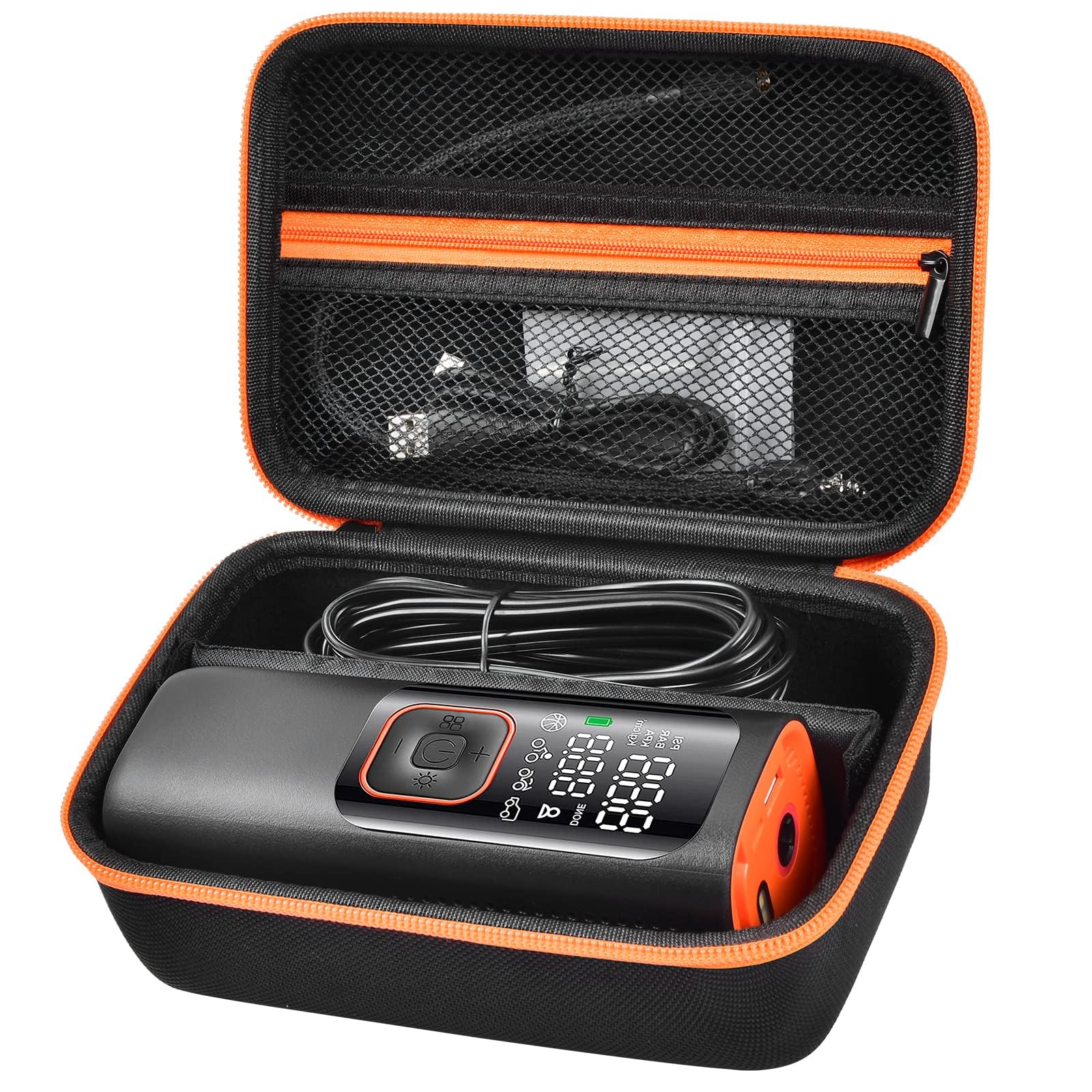 Étui compresseur air portable rangement pompe air voiture tube