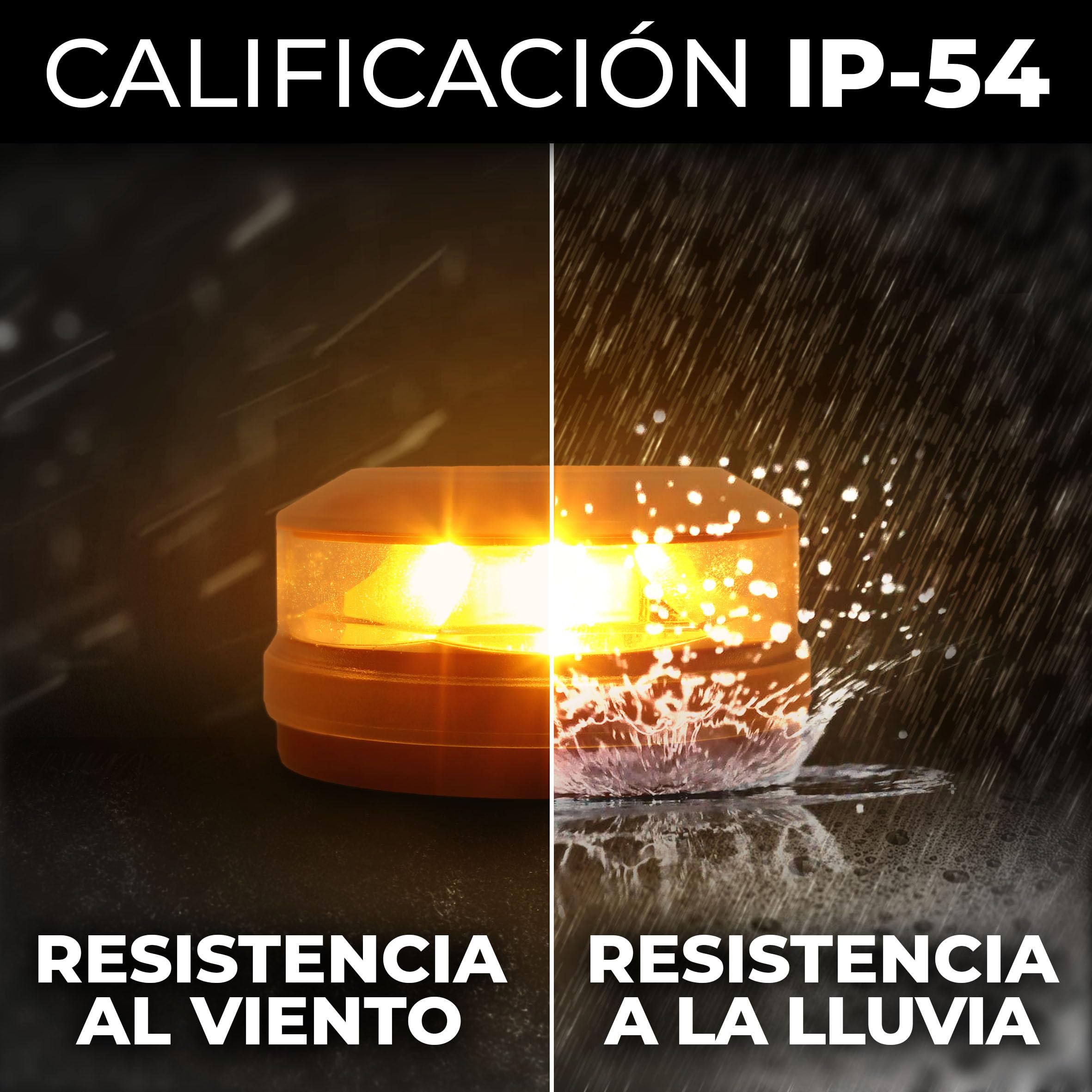S SUMEX Luz de Emergencia V16 con Geolocalización Homologada por la DGT Baliza V16 SIM Incorporada y Activada Clasificación IP-54 Visibilidad a más de 1 Km Base Imantada Piloto Indicador de Conexión