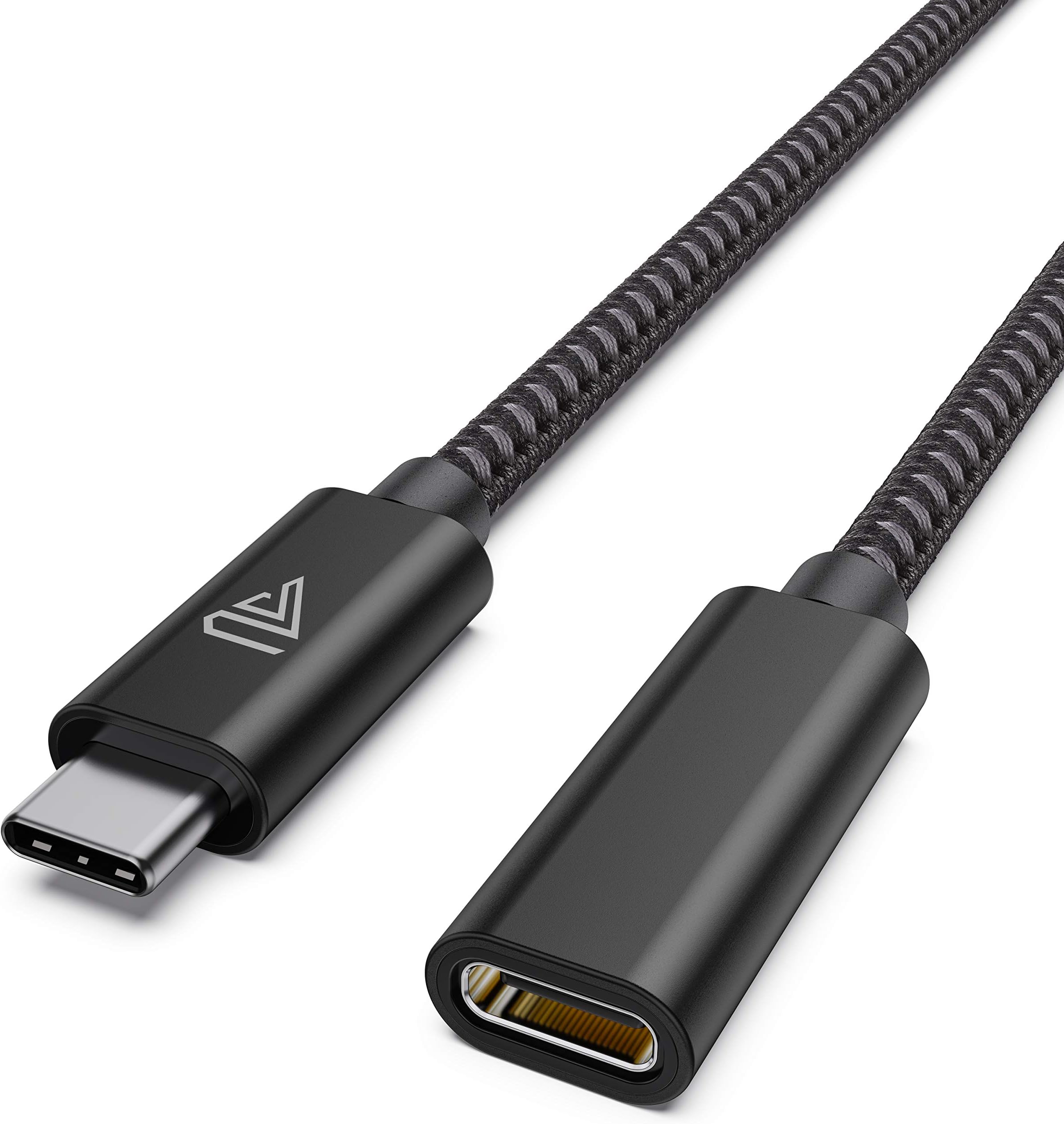 USB Type C Extension Cable, Faracent Short (3.3ft/1m) 140W PD Fast Charge 10Gbps USB 3.1 Gen 2 Data 4K USBC Male to Female Extension Cord PSVR2 MacBook Air M2 Surface XPS Black