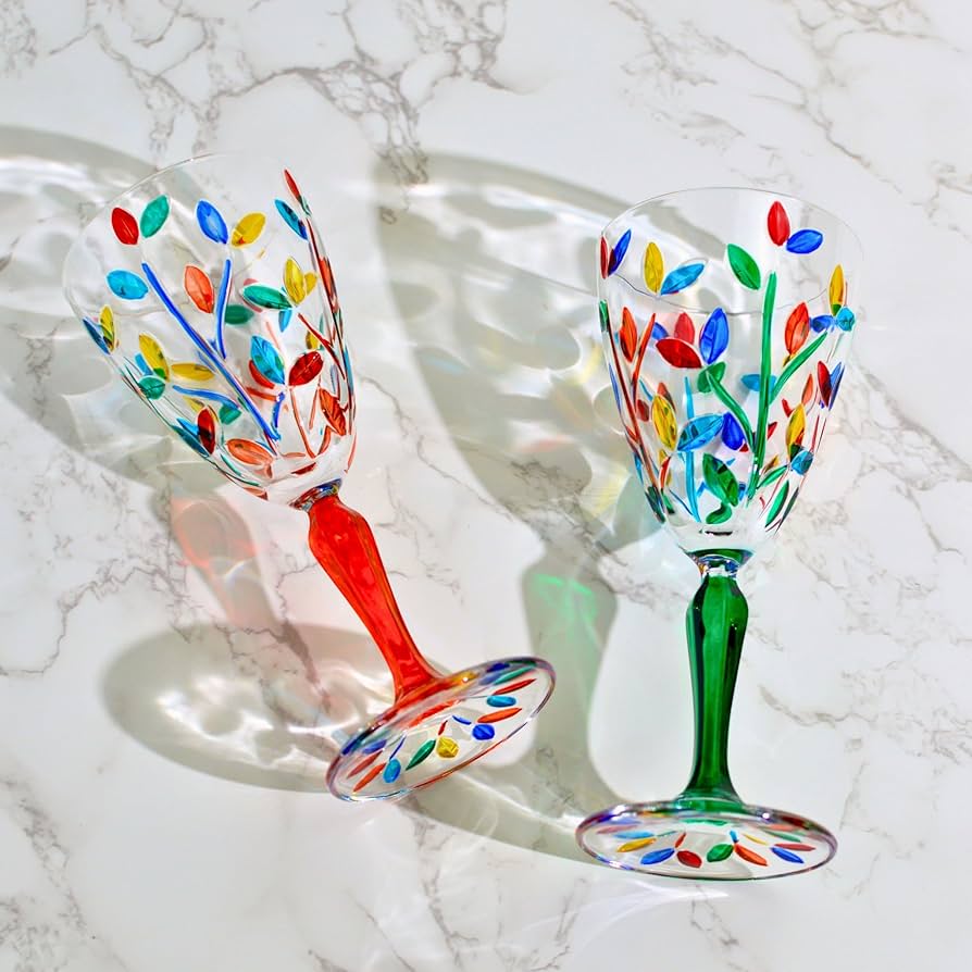 【希少】アンティークグラス　カットガラス　赤　ワイングラス　美品　R1332ダI 希少】アンティークグラス カットガラス 赤 ワイングラス 美品