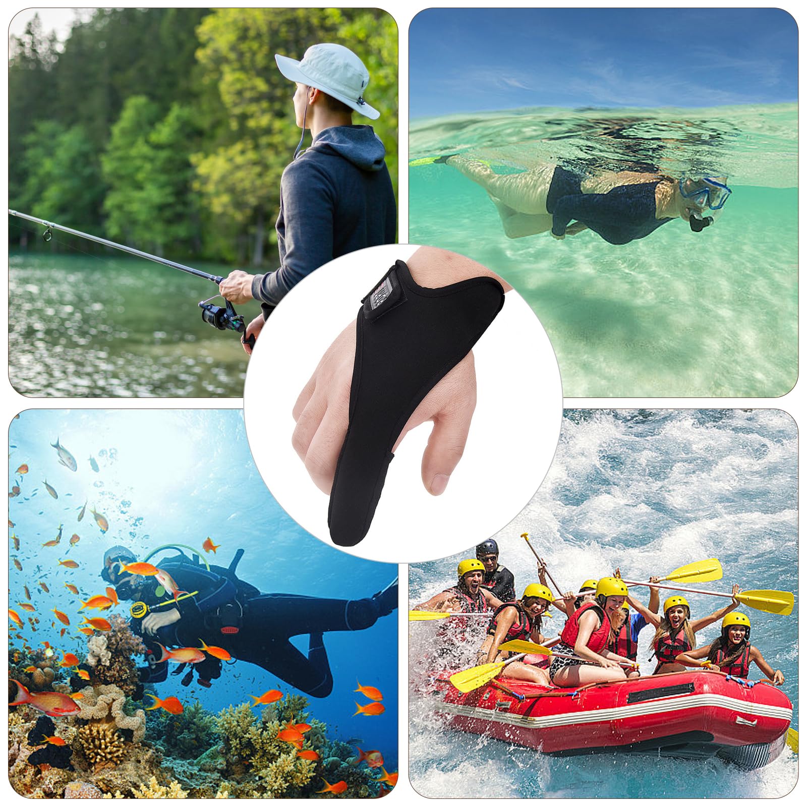 Guante de Dedo de Pesca,3Pcs Protector de Dedo Indice Ajustable Guantes de Pesca de un Solo Ded Antideslizante Guantes de Pesca Elásticos de Pesca Guante Solo Dedo para Pesca al Aire Libre