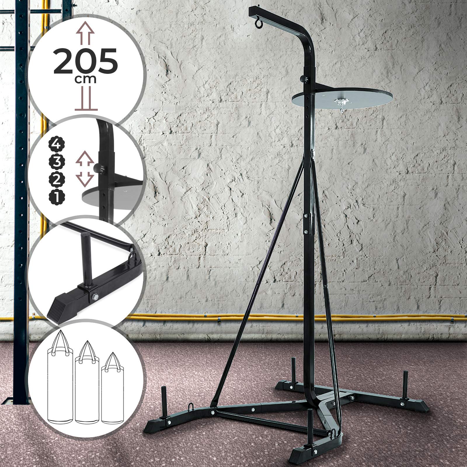 Buy Free Standing Boxing Stand for Punching Bags and Speed Balls