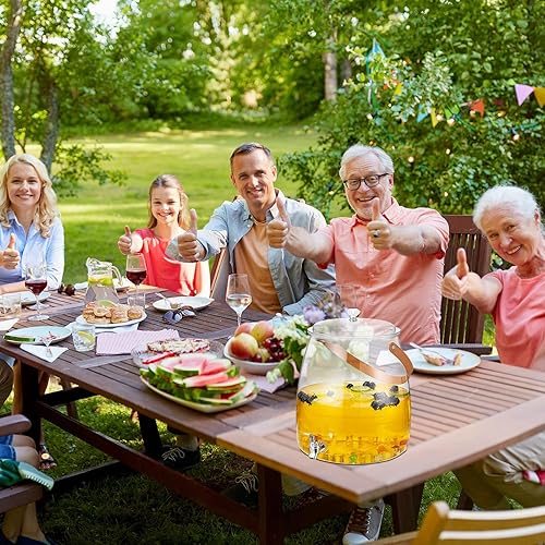 Miniatura 3 de Nuogo Recipiente dispensador de bebidas de plástico de 4 galones con espita de acero inoxidable y asa, dispensadores de bebidas a prueba de fugas de
