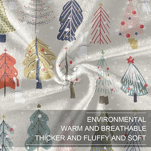 Miniatura 7 de Cute Christmas Trees Ultra-Soft Fluffy Blanket, Ultra-Soft Spring Blankets & Throws Adults Kids Home Decor Throws 50x60 Inches