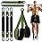 HPYGN Pull Up Assistance Bands, Heavy Duty Pull Up Bands, Height Adjustable Strap & Comfortable Foot Strap, Pull Up Bar Bands Assistance Strength Training Workout Equipment, Assisted Pull Up Bands