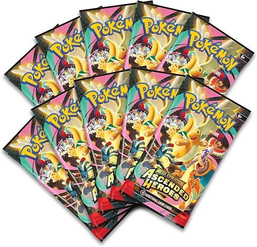 Pokémon TCG: Mega Evolution—Ascended Heroes Premium Poster Collection—Mega Lucario (1 Foil Promo Card, 1 Double-Sided Poster & 10 Booster Packs) - 4