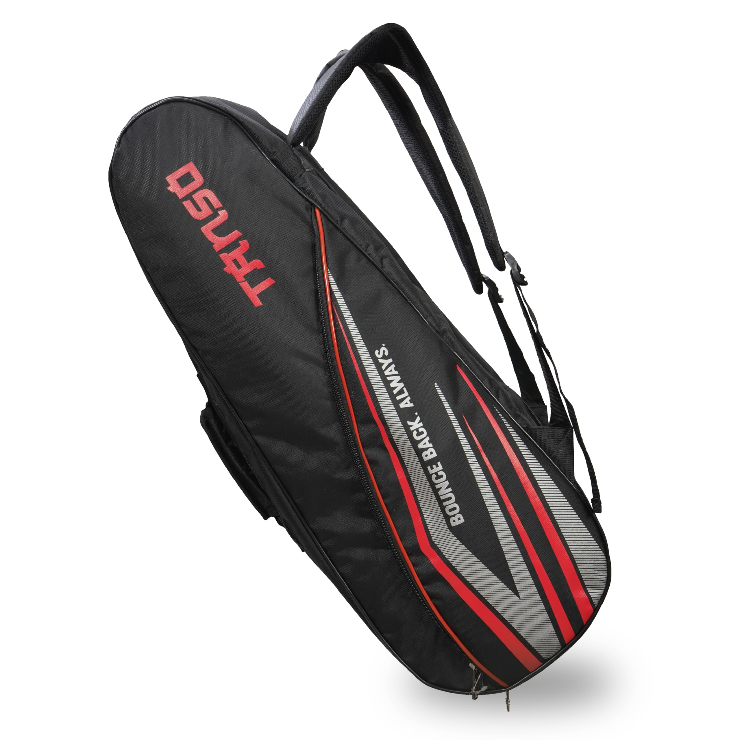 TANSO T-Blast Badminton Kit Bag | Spacious Racket Bag with Two Large Compartments and Separate Shoe Compartment | Front Zipper Pocket and Adjustable Straps-image-41