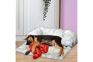 Pet Mat Large Luxury Fur Calming Dog Bed, Couch Bed, Dogs Landing Furniture Protector