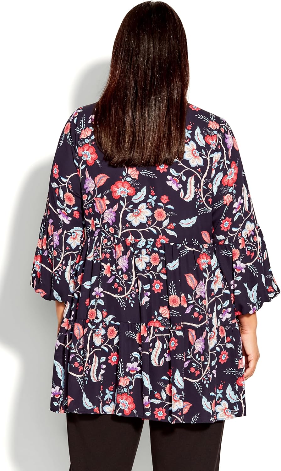 Avenue Women's Plus Size Enchant Print Tunic - Image 3