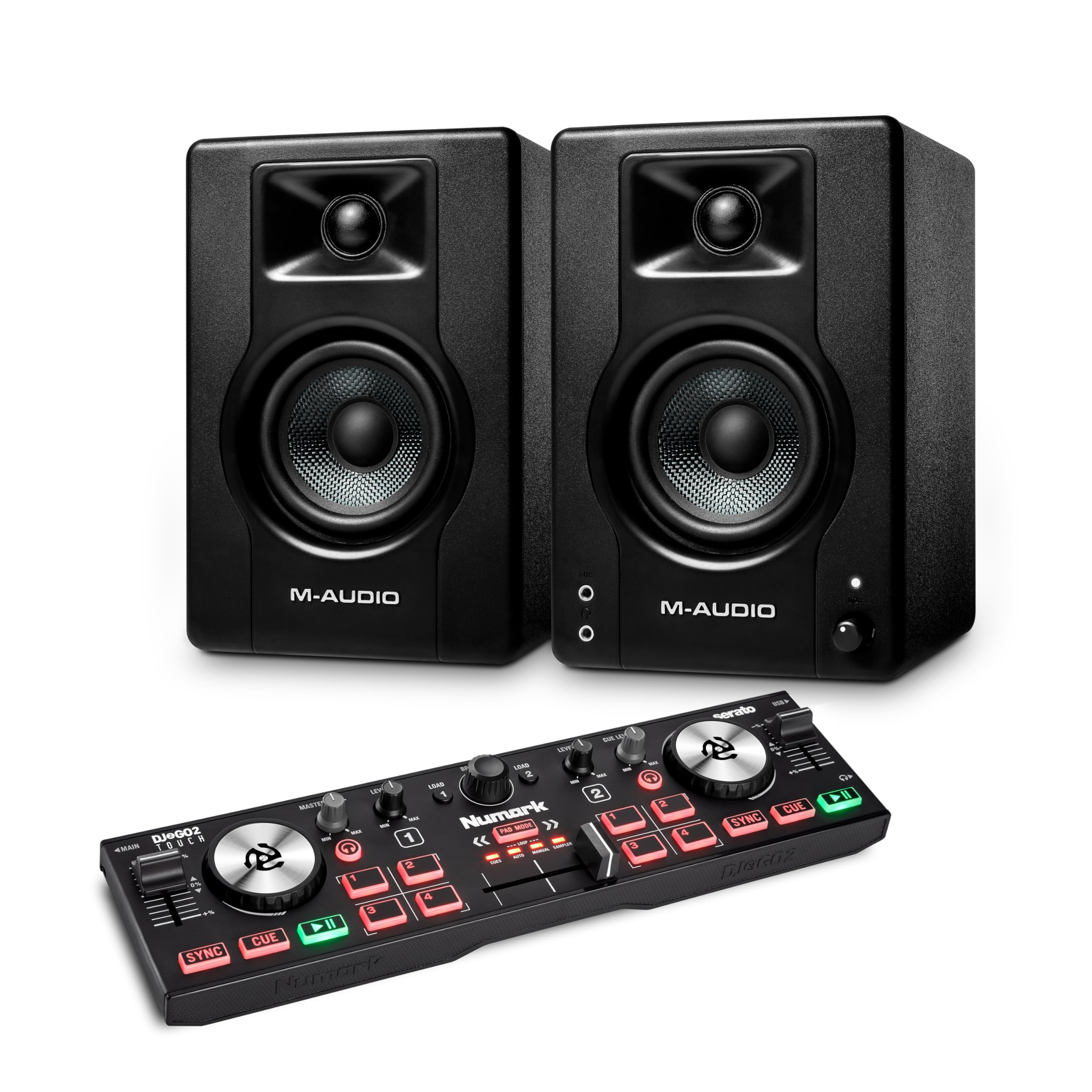 Amazon.co.jp: Numark DJコントローラーとモニタースピーカーのセット