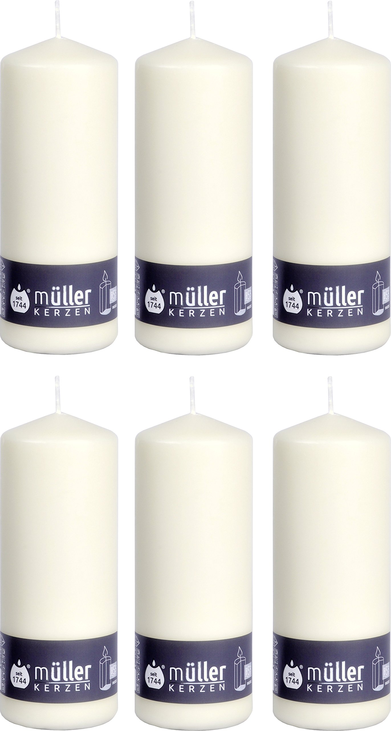 Müller Kerzen 2011807038 - Candele, Colore: Vaniglia