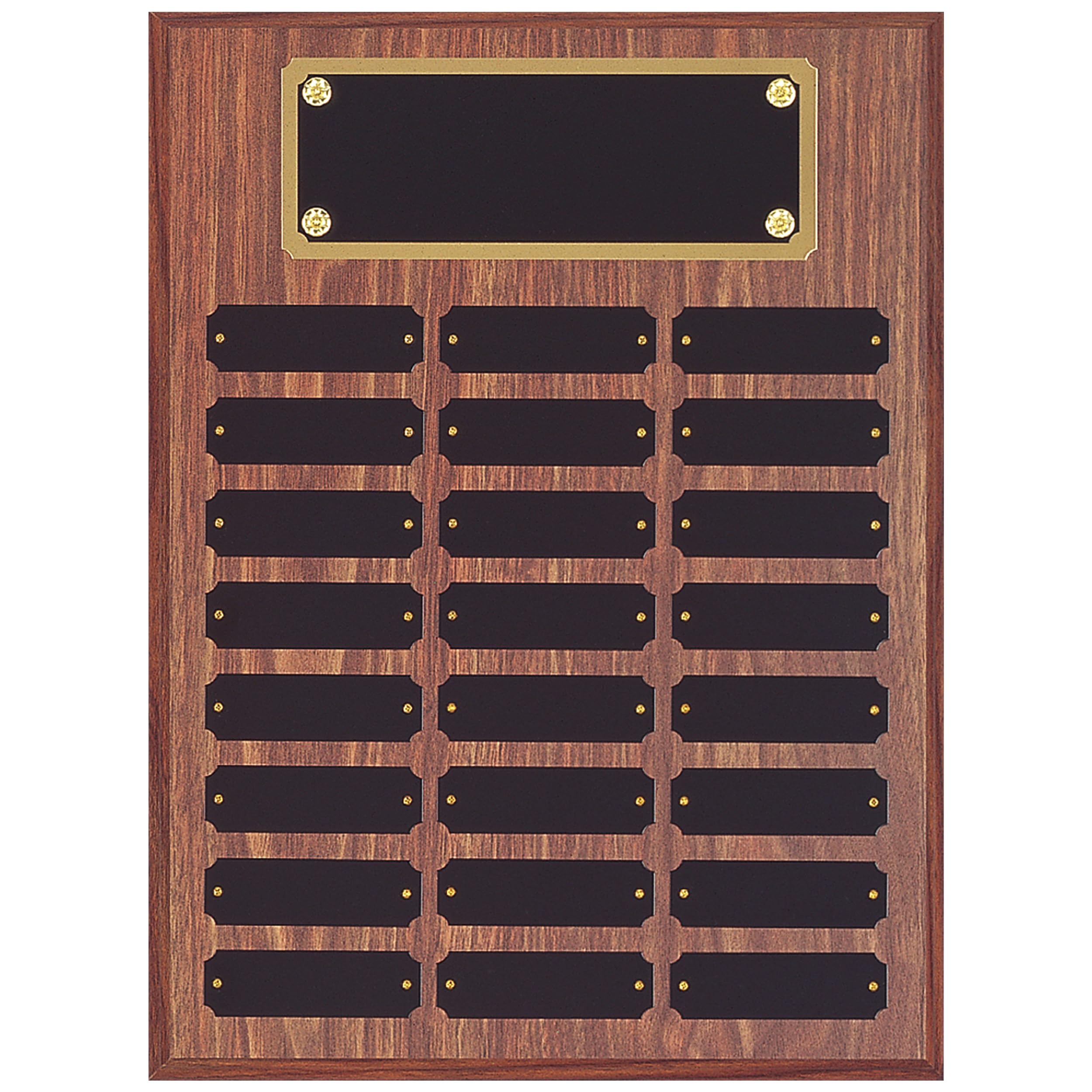 SHOP AWARDS AND GIFTS Perpetual Plaque Award Multiple Name Plate Holder Board