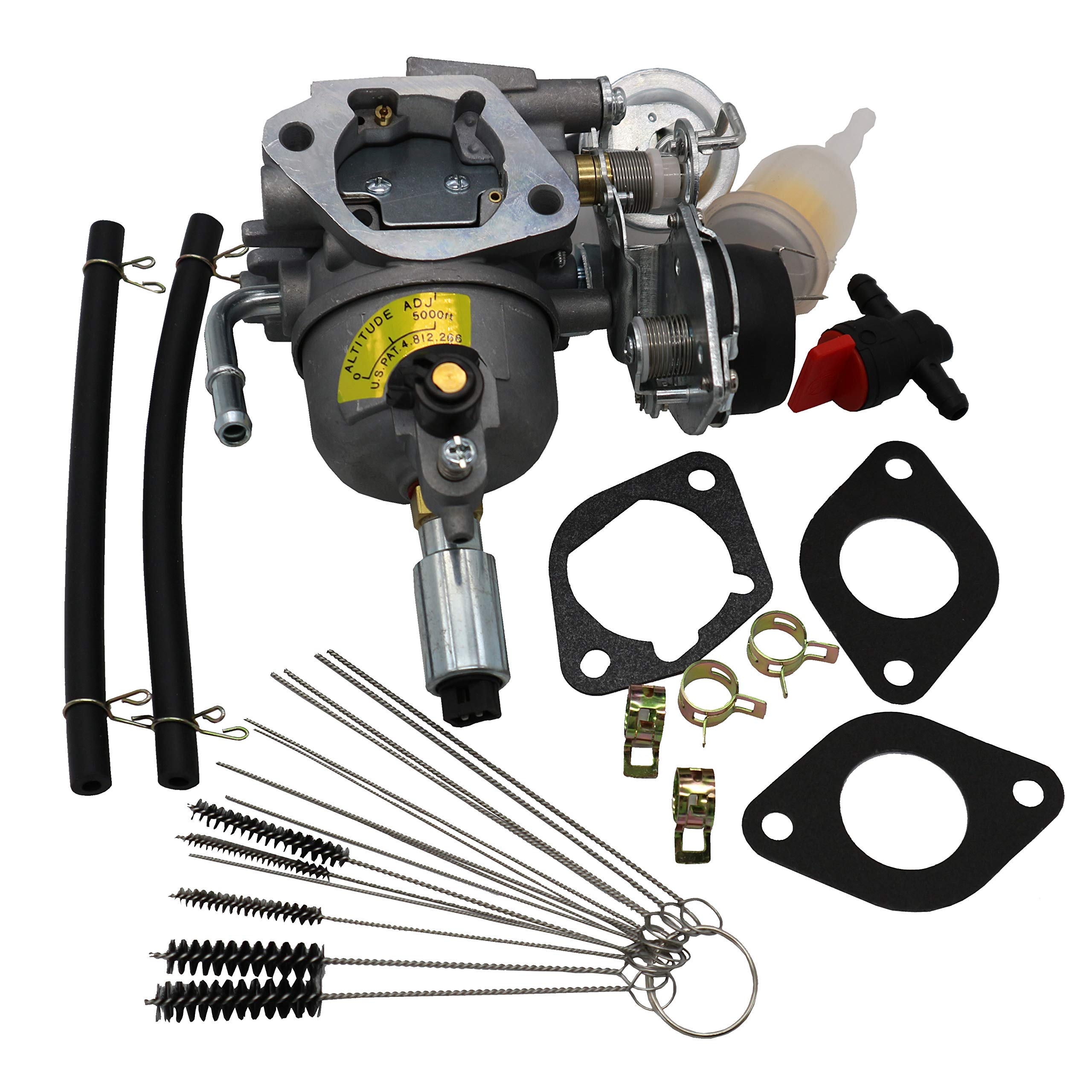 GaofeiLTF541-0765 Carburetor for Cummins 5410765 48-2042 141-0983 Onan 5500 Grand Marquis Gold Generator HGJAA HGJAB with Gaskets & Cleaning Kit