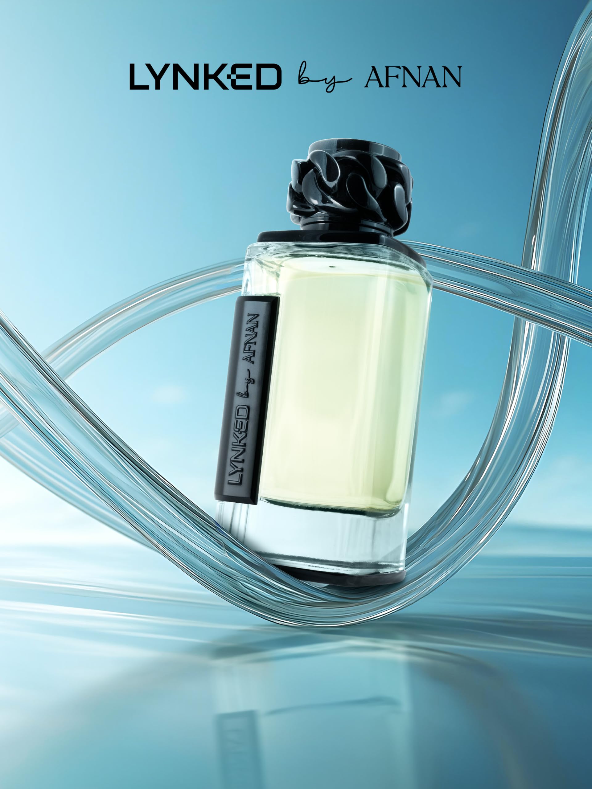 Amazon.com : Afnan Lynked Freedom (Black) For Men Eau De Parfum