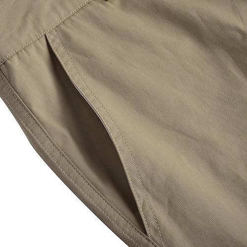 Miniatura 3 de Shiyingl Cargo Pants for Men Casual Joggers Athletic Pants Cotton Loose Sweatpants Relaxed Fit Stretch Elastic Waist Pants